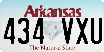 AR license plate 434VXU