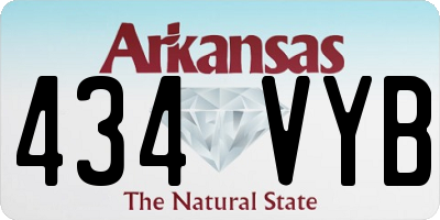 AR license plate 434VYB