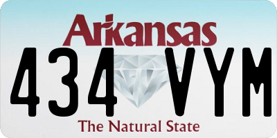 AR license plate 434VYM