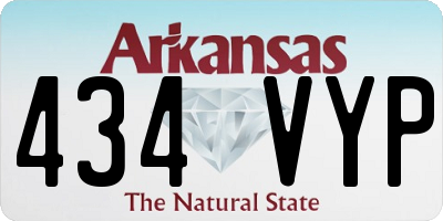 AR license plate 434VYP