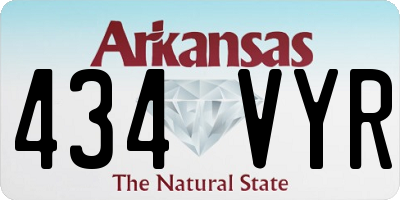 AR license plate 434VYR