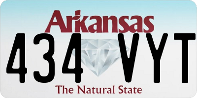AR license plate 434VYT