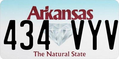 AR license plate 434VYV