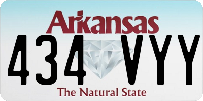 AR license plate 434VYY