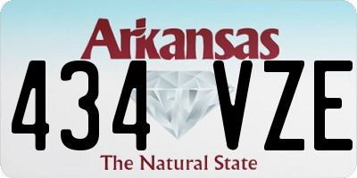 AR license plate 434VZE