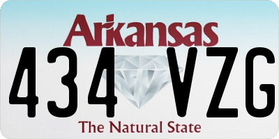 AR license plate 434VZG