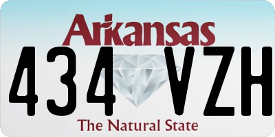 AR license plate 434VZH