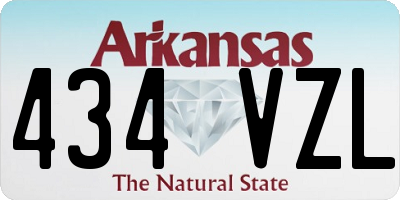 AR license plate 434VZL
