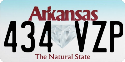 AR license plate 434VZP
