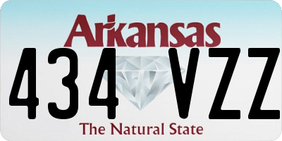 AR license plate 434VZZ