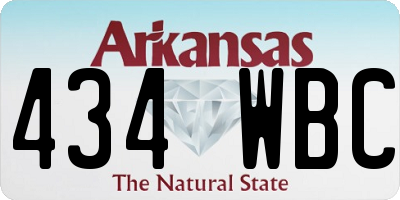 AR license plate 434WBC