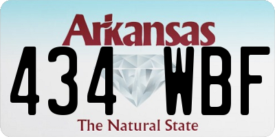 AR license plate 434WBF