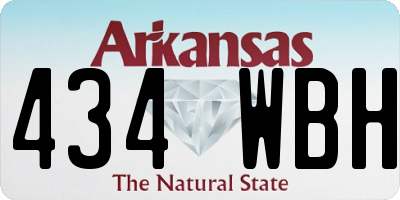 AR license plate 434WBH