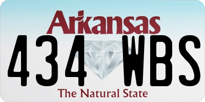 AR license plate 434WBS