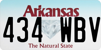 AR license plate 434WBV