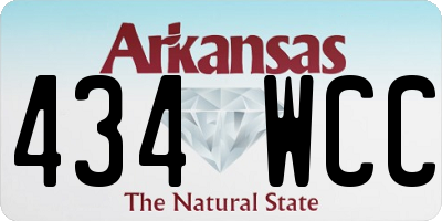 AR license plate 434WCC