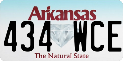 AR license plate 434WCE