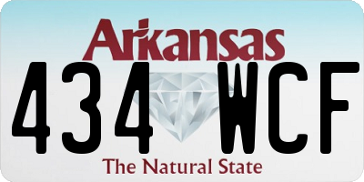 AR license plate 434WCF