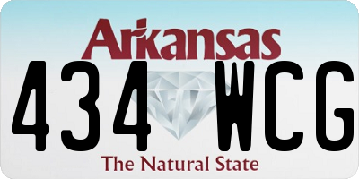 AR license plate 434WCG