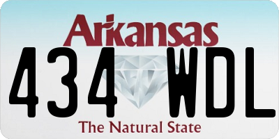 AR license plate 434WDL