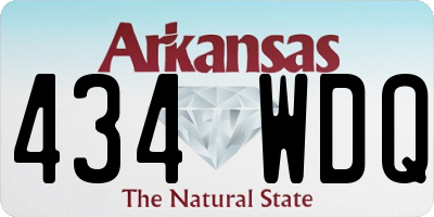AR license plate 434WDQ