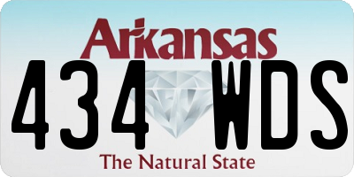 AR license plate 434WDS