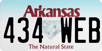 AR license plate 434WEB