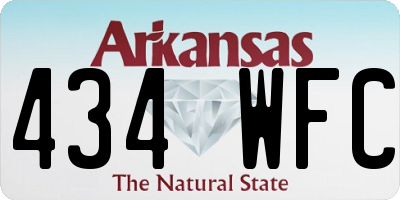AR license plate 434WFC
