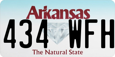 AR license plate 434WFH