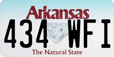 AR license plate 434WFI