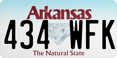 AR license plate 434WFK