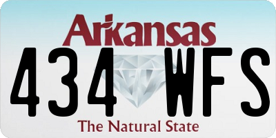 AR license plate 434WFS