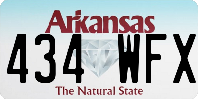 AR license plate 434WFX