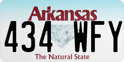 AR license plate 434WFY