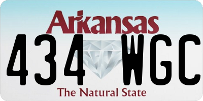 AR license plate 434WGC