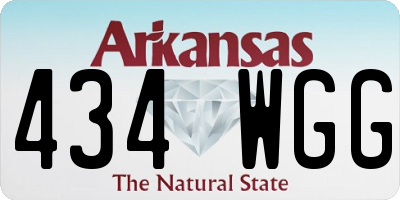 AR license plate 434WGG