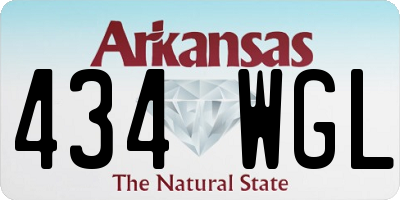 AR license plate 434WGL