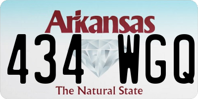 AR license plate 434WGQ
