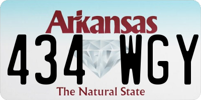 AR license plate 434WGY