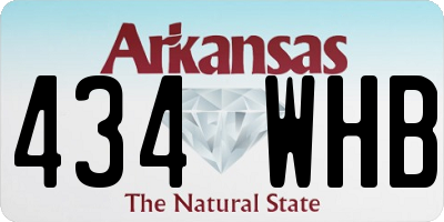 AR license plate 434WHB
