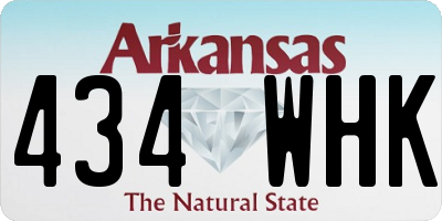AR license plate 434WHK
