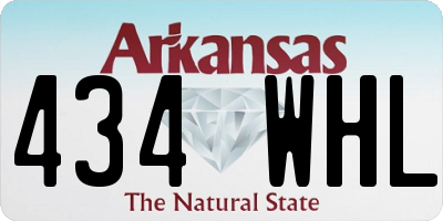 AR license plate 434WHL