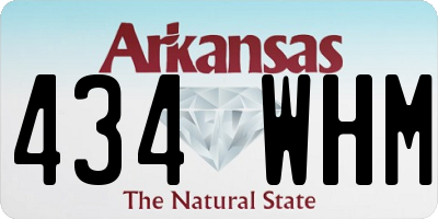 AR license plate 434WHM