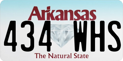 AR license plate 434WHS