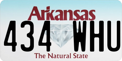 AR license plate 434WHU