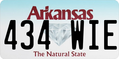 AR license plate 434WIE