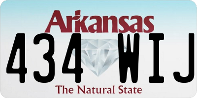 AR license plate 434WIJ
