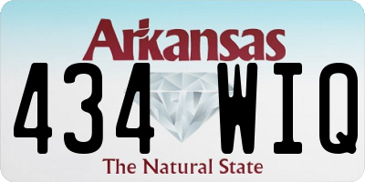 AR license plate 434WIQ
