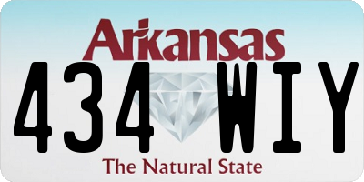 AR license plate 434WIY