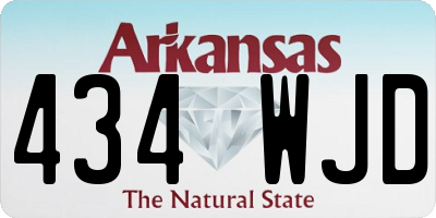 AR license plate 434WJD